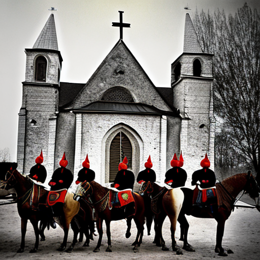 Tatár harcosok portyáznak Szlovákiában, nikon 35mm felvétel